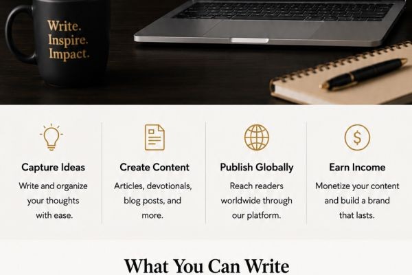 Write, Publish, and Prosper with Olashoplife Notebook