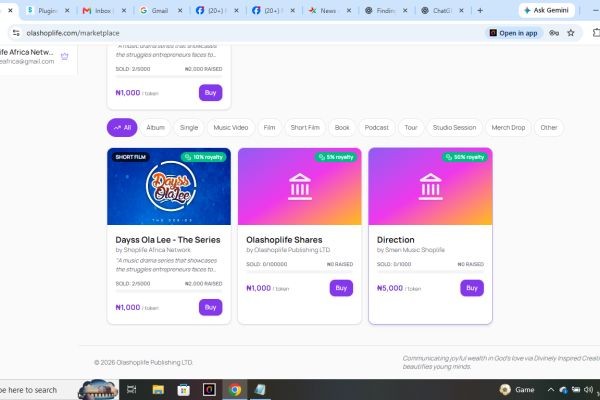 Olashoplife Publishing Introduces Olashoplifebank: Turning Creativity into a New Financial Possibility